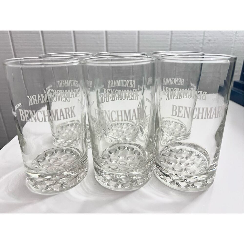 Seagram’s Benchmark Whiskey Glasses Set of 6